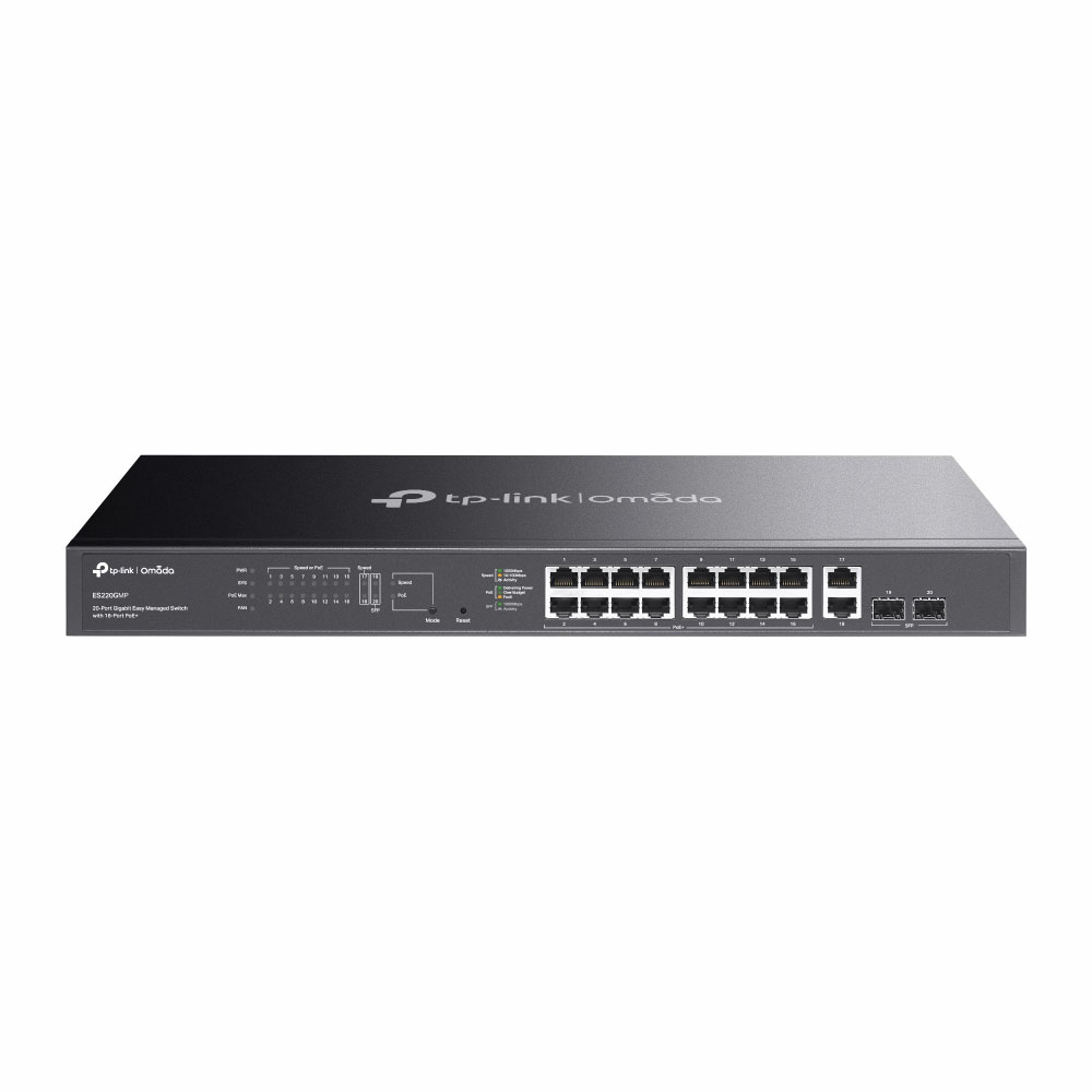 TP-Link Omada 20-Port Gigabit Easy Managed PoE+ Switch with 16 PoE+ Ports | 250W PoE Budget - Image 4
