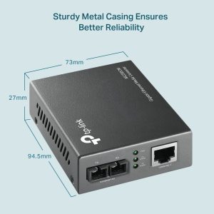 TP-Link Gigabit Multi-Mode Fibre Media Converter with SC and RJ45 | MC200CM
