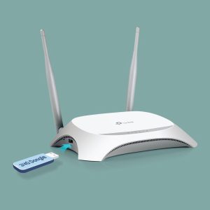 TP-Link 3G/4G USB Modem Wireless N300 Router with WAN Backup