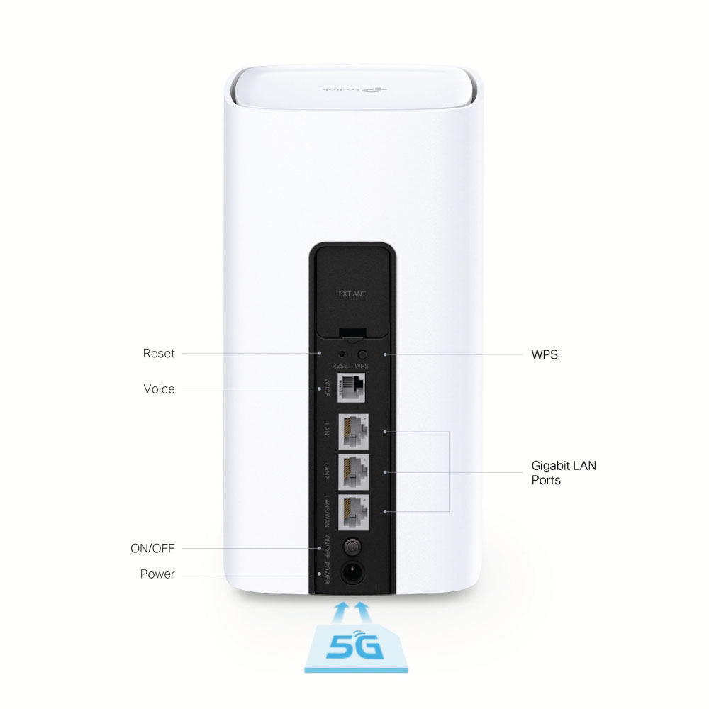 TP-Link NX510v 5G AX3000 Wi-Fi 6 Telephony Router with EasyMesh - Image 2