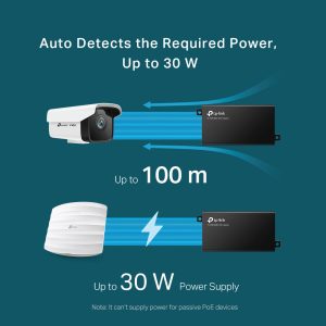 TP-Link Gigabit PoE+ Injector 30W