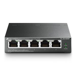 TP-Link 5-Port Gigabit Unmanaged PoE+ Switch with 4 PoE+ Ports
