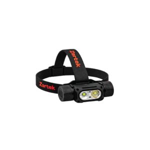 Zartek ZA-137 2085 Lumen Rechargeable LED Headlamp with Focus/Flood & Colour LEDs