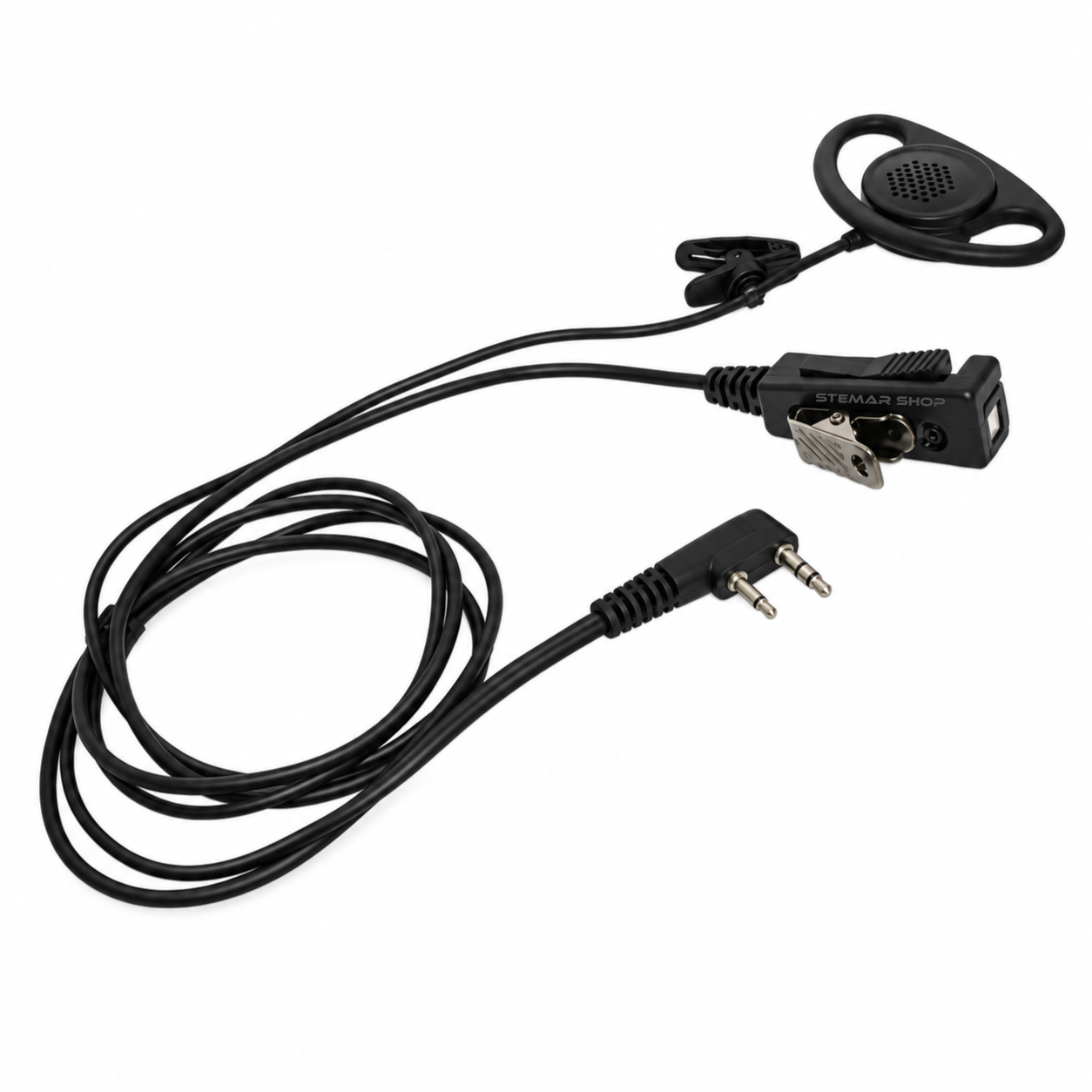 Zartek GE-273 Heavy-Duty D-Cup Earpiece with Microphone
