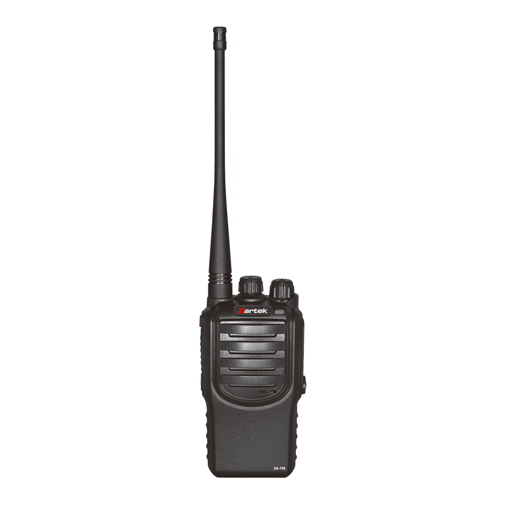 Zartek ZA-725 UHF handheld two-way radio with detachable antenna
