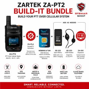 Zartek ZA-PT2 Build-It Bundle – 4G / Wi-Fi PoC Radio System