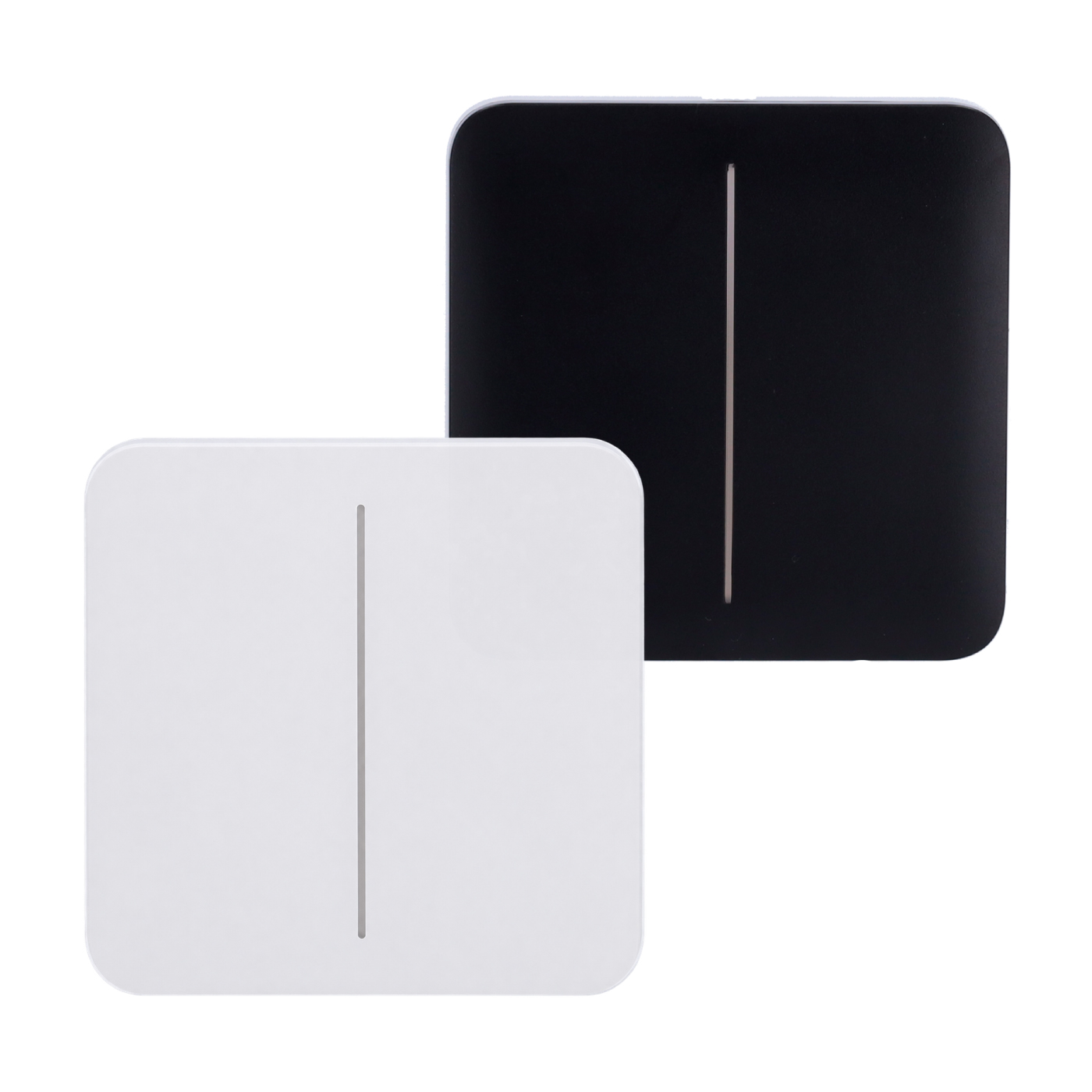Ajax SoloButton 2-Gang Touch Panel available in Black and White options