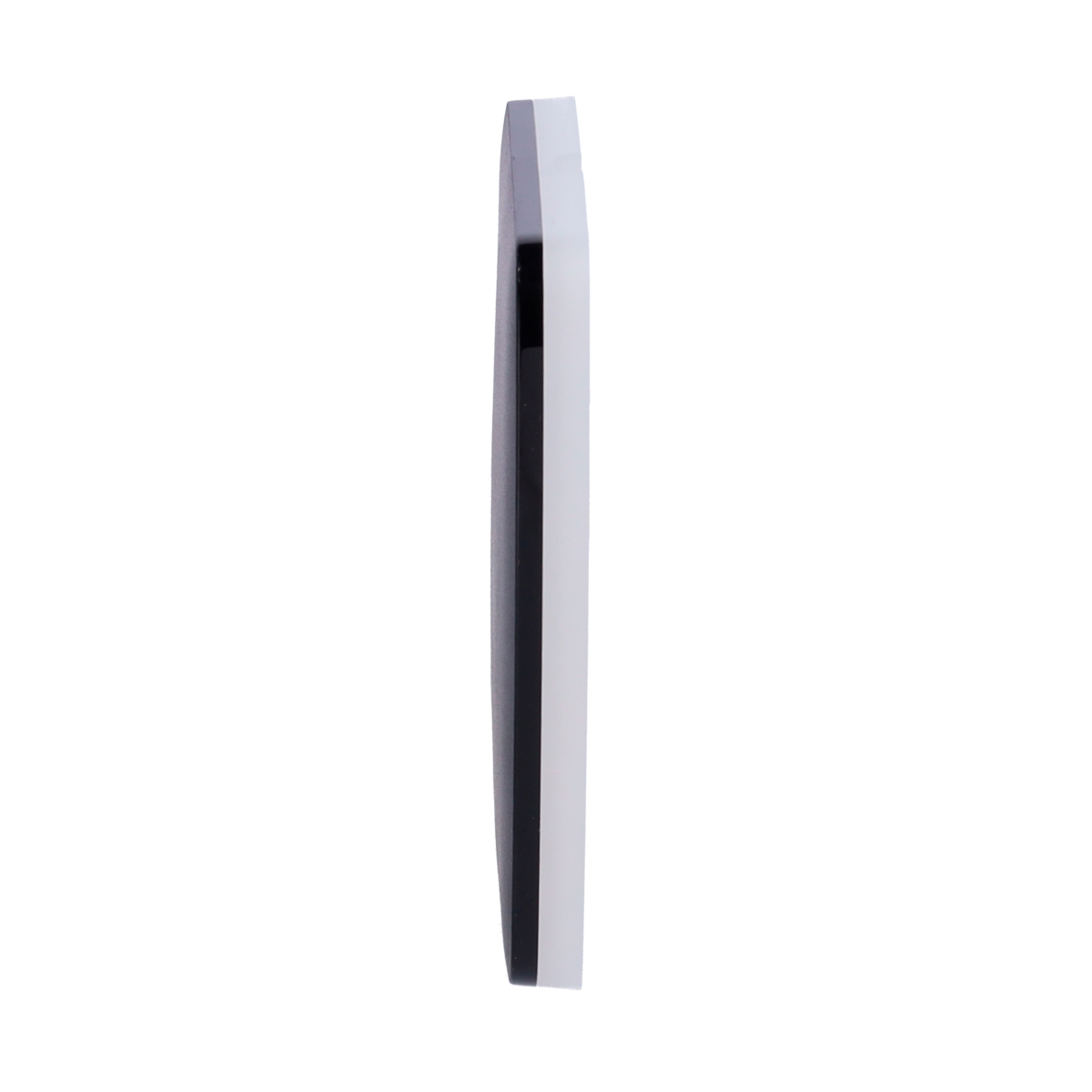 Ajax SoloButton 2-Gang Touch Panel black side view