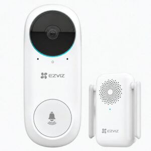 EZVIZ DB2C WiFi Video Doorbell Kit with Chime & PIR Detection (1080p)