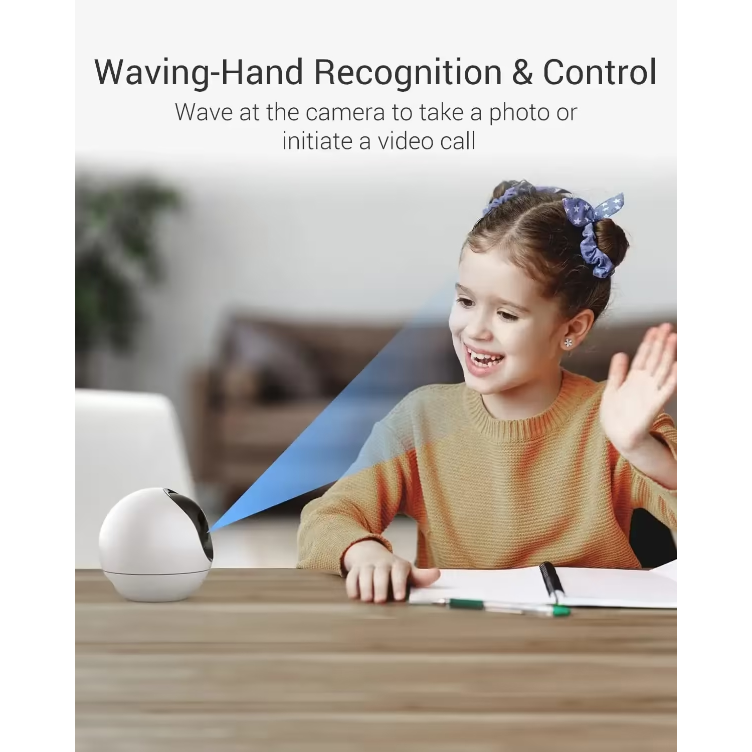 EZVIZ C6 Indoor Pan/Tilt Wi-Fi Camera with AI Human, Pet Detection (4MP) - Image 3