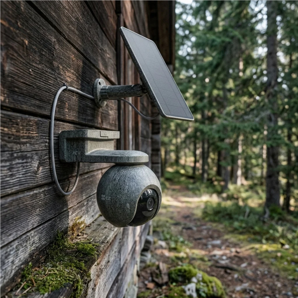 EZVIZ EB8 Pro Ranger Solar 4G & Wi-Fi Motorised Pan/Tilt Battery Camera Kit (8MP) - Image 4
