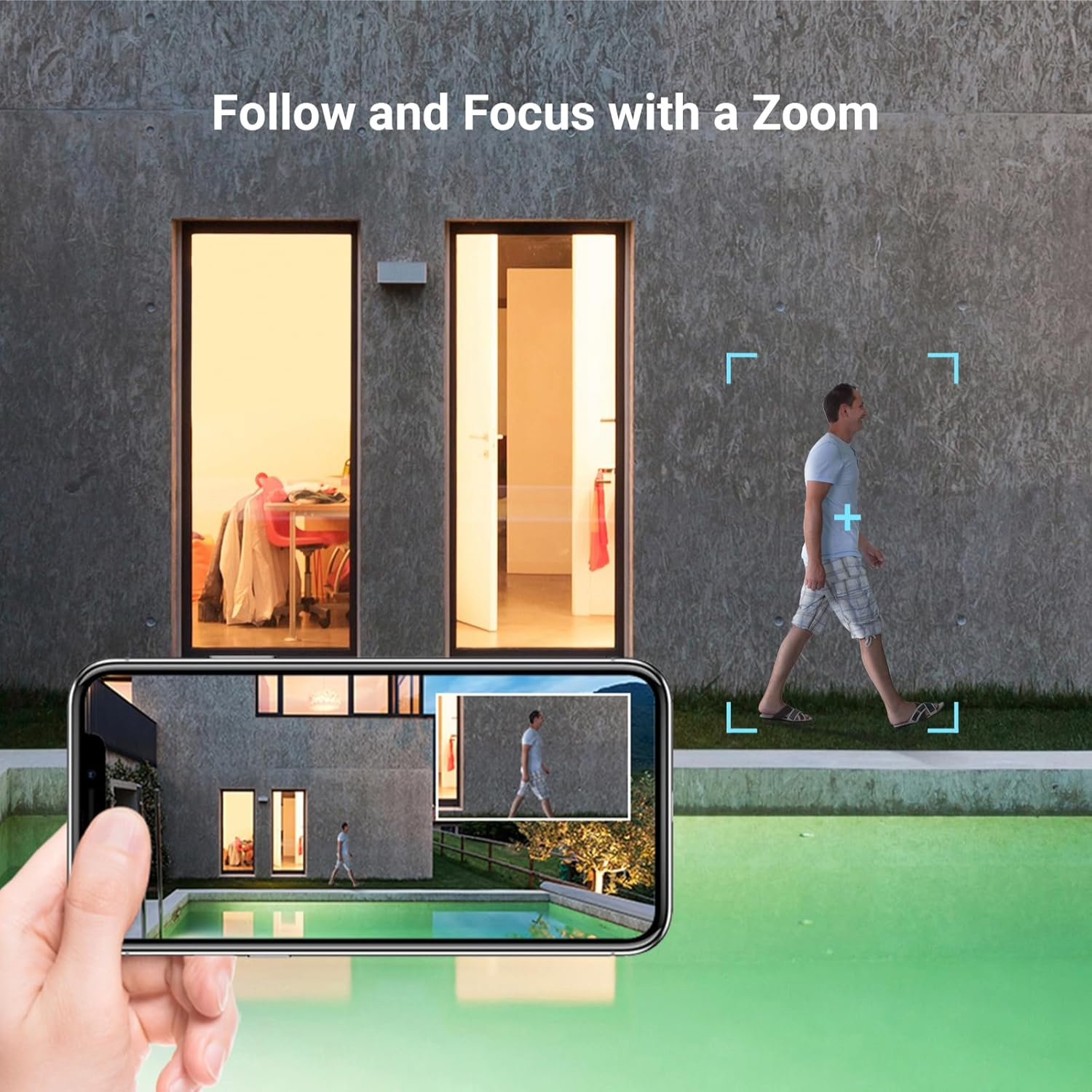 EZVIZ H8x Outdoor Pan/Tilt Wi-Fi Camera - Colour Night Vision, AI Tracking, 4mm (4MP) - Image 5