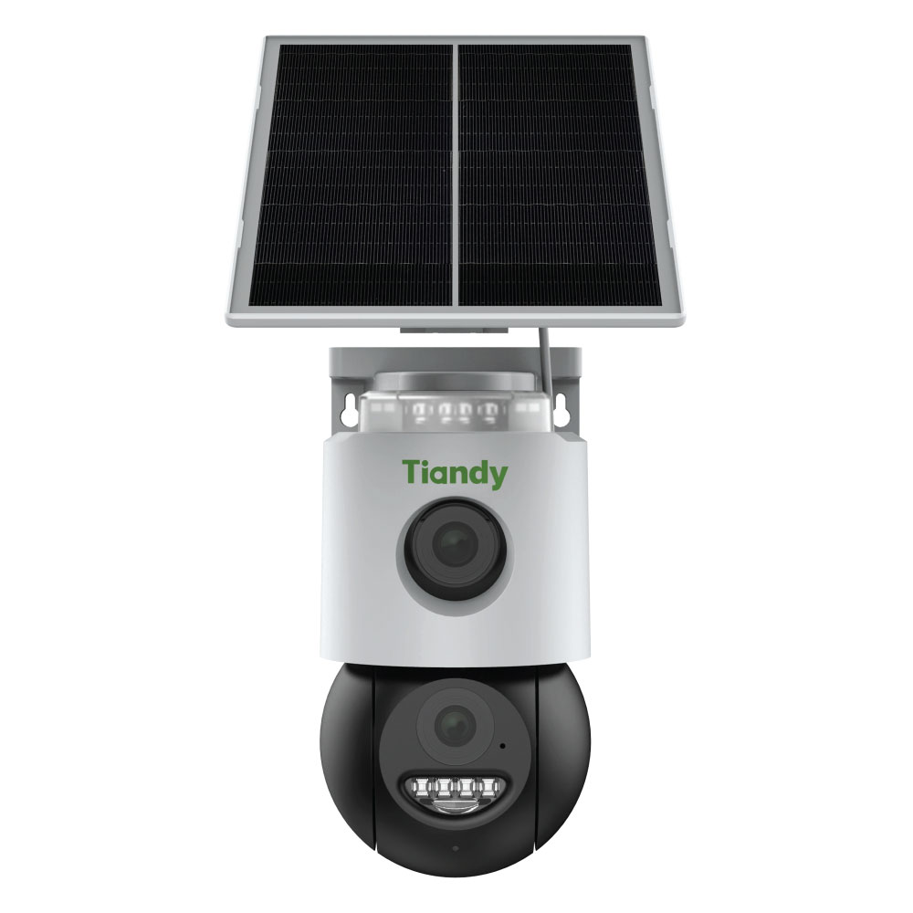 Tiandy 4G Solar Dual-Lens PT Camera with Auto-Tracking – TC-H363N 9DA-4 (6MP)