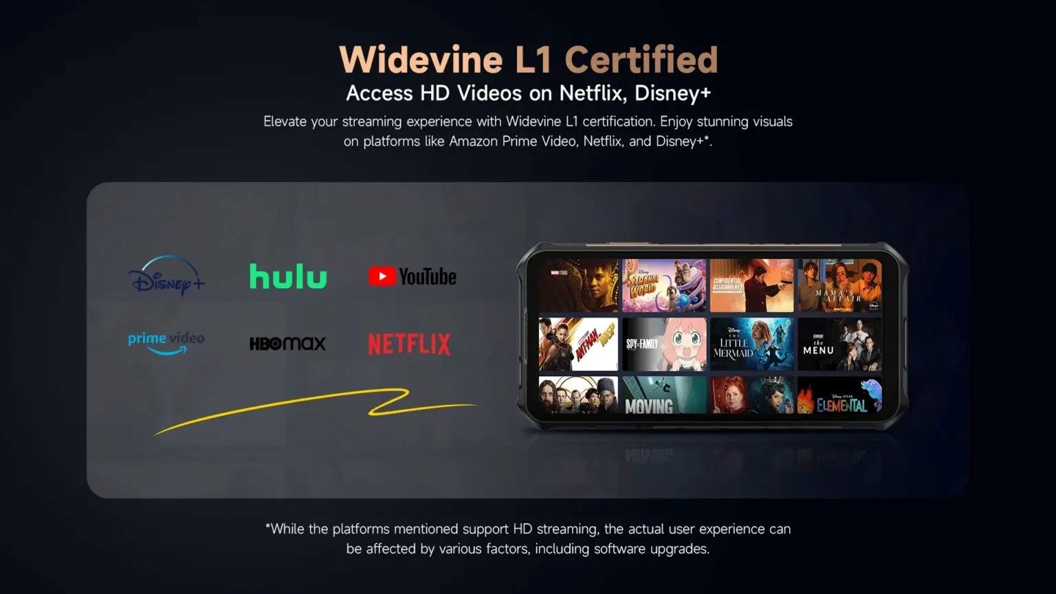 Streaming Ready, Widevine L1 Certified