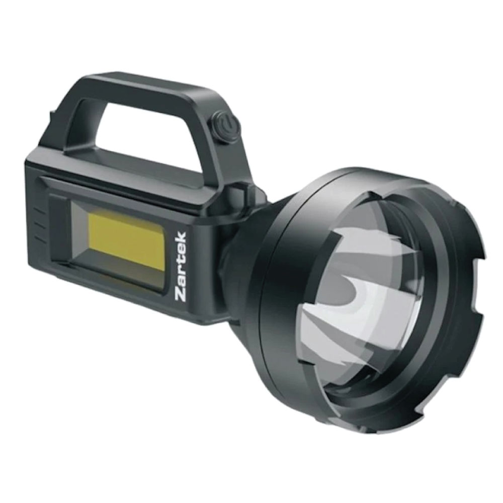 Zartek ZA-365 200 Lumen Rechargeable Mini LED Spotlight with Solar Charging, Powerbank