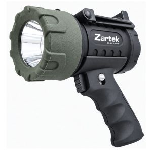Zartek ZA-461LASER 700 Lumen Rechargeable Laser LED Spotlight | 710 m Beam, IP66