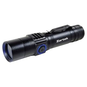 Zartek ZA-496 5W 365 nm Rechargeable UV Flashlight for Scorpion Detection
