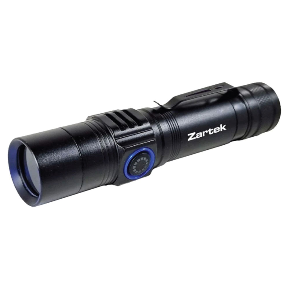 Zartek ZA-496 5W 365 nm Rechargeable UV Flashlight for Scorpion Detection