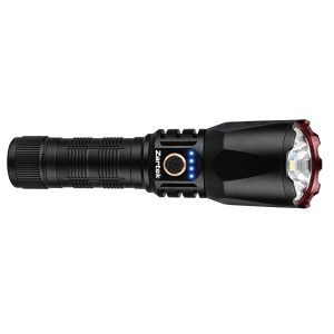 Zartek ZA-813 3000 Lumen Rechargeable LED Zoom Flashlight with Powerbank