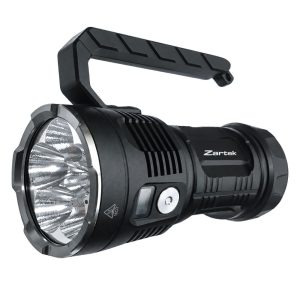 Zartek ZA-818 12000 Lumen Rechargeable Torch with OLED Display