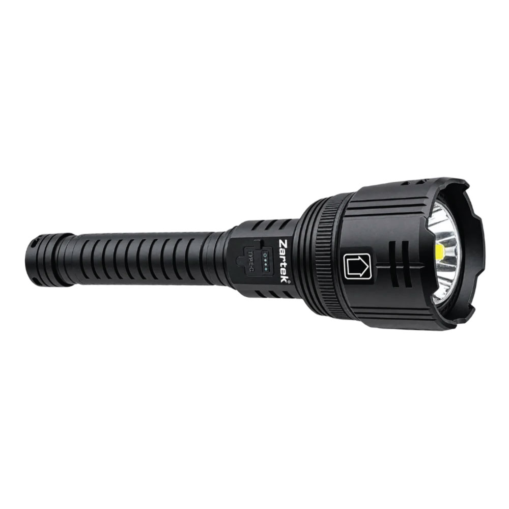 Zartek ZA-819 5000 Lumen USB-C Rechargeable Zoom Flashlight