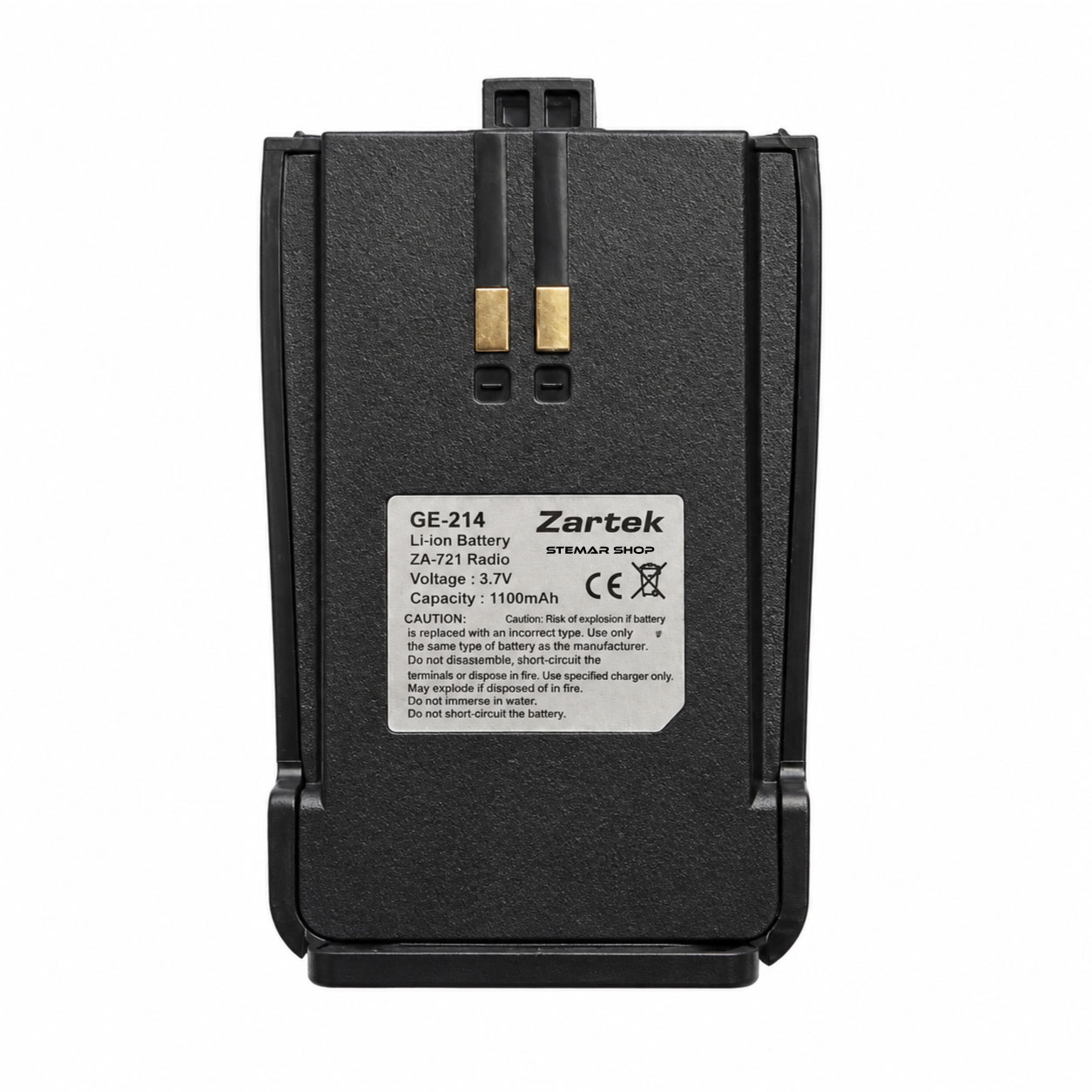 Zartek GE-214 Rechargeable Li-ion Spare Battery for ZA-721 – 3.7 V 1100 mAh
