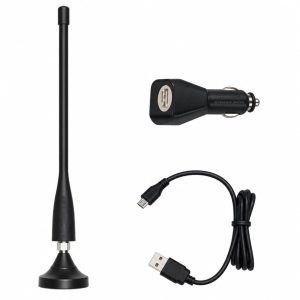 Zartek GE-372 Car Kit with Magnetic UHF Antenna & Vehicle Charger for ZA-720