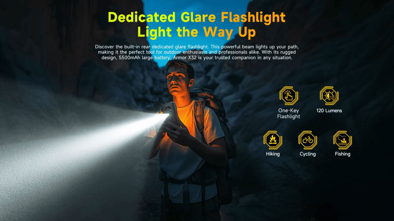 Dedicated 120 Lumens Flashlight
