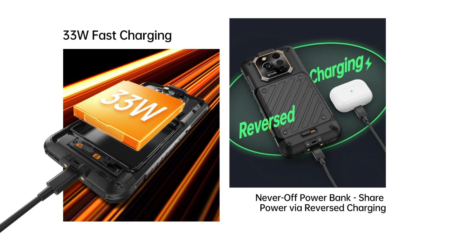 Xever 7 Pro Reversed Charging for other devices