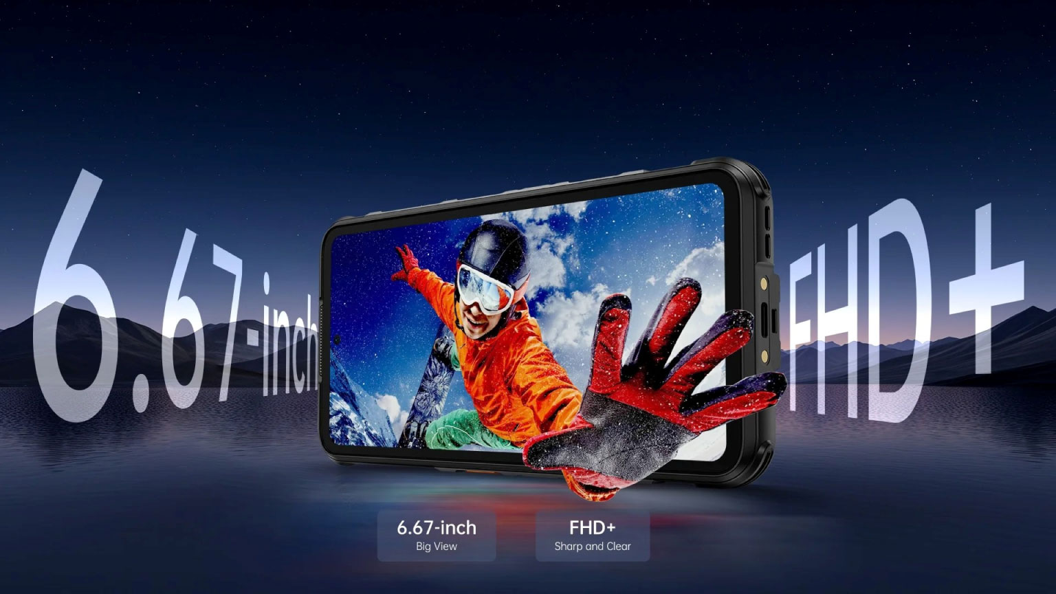 Xever 7 Pro 6.67" FHD+ 120Hz AMOLED Display