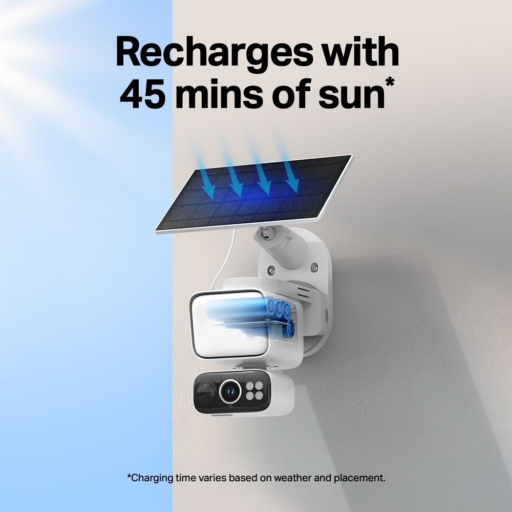 Camera - Fast Solar Charging