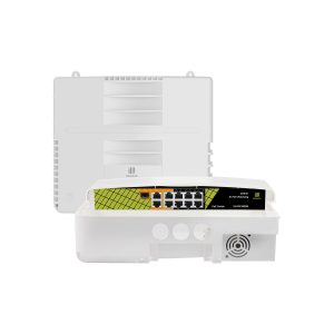 GENATA GNT-P4804F6 8-Port Outdoor AI PoE Switch | 120 W