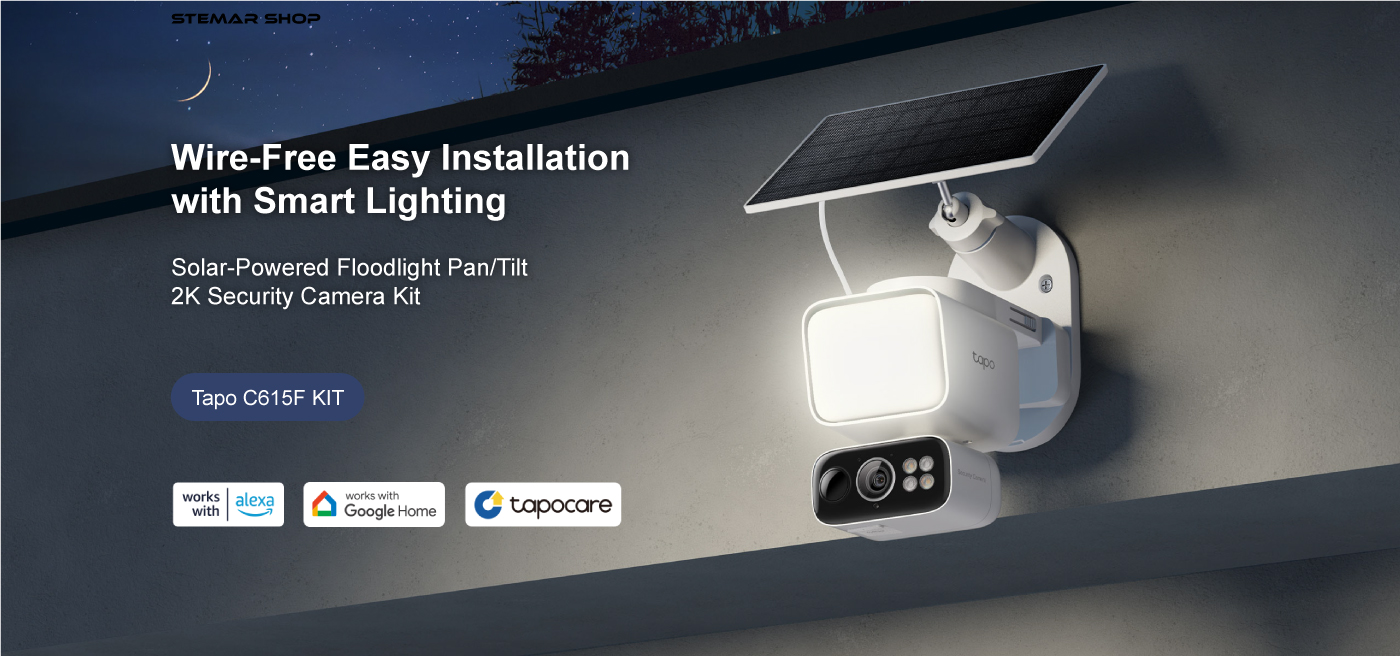 Tapo C615F camera solar panel kit hero image