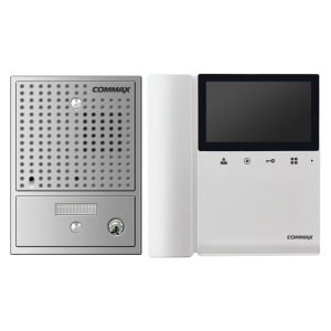 Commax 4.3″ Colour Video Intercom Kit with Pinhole Gate Station