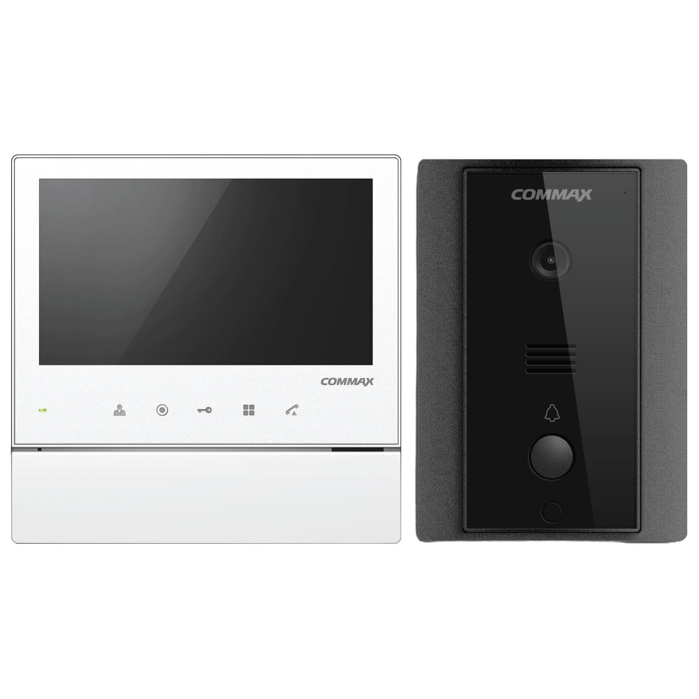 Commax CDV-70H / DRC-4LN 7″ Hands-Free Touch-Button Video Intercom Kit