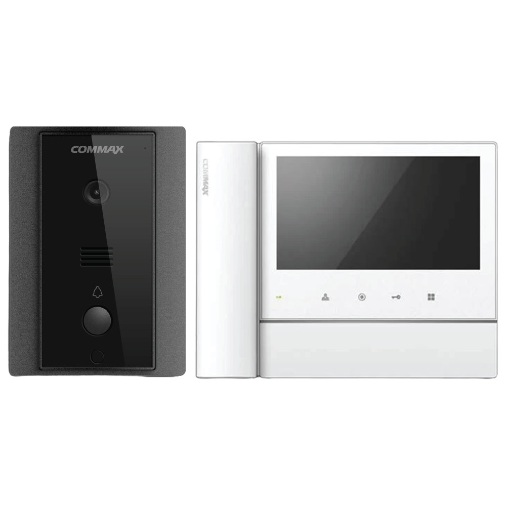 Commax 7-Inch Colour Video Intercom Kit with Handset & LED Night Illumination – CDV-70N / DRC-4LN