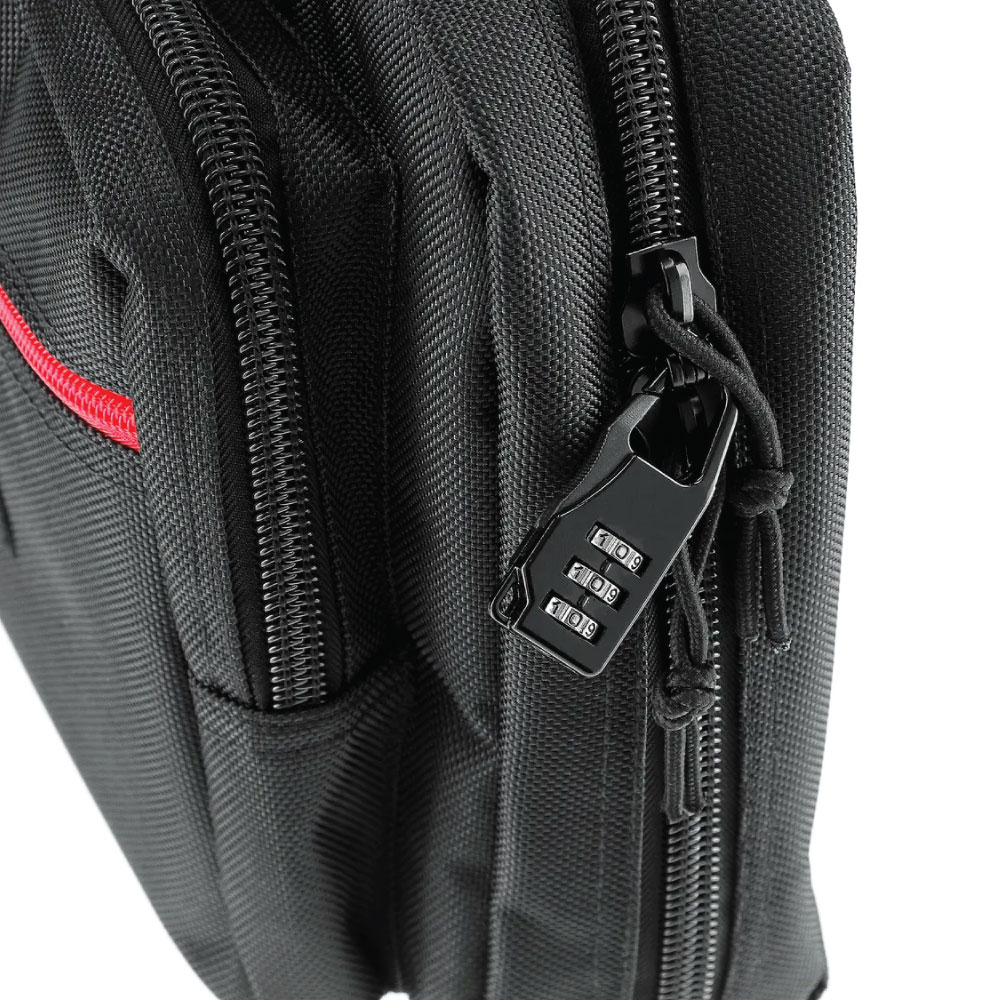 Umarex Double Pistol Case for 2 Pistols with Combination Lock – Black/Red
