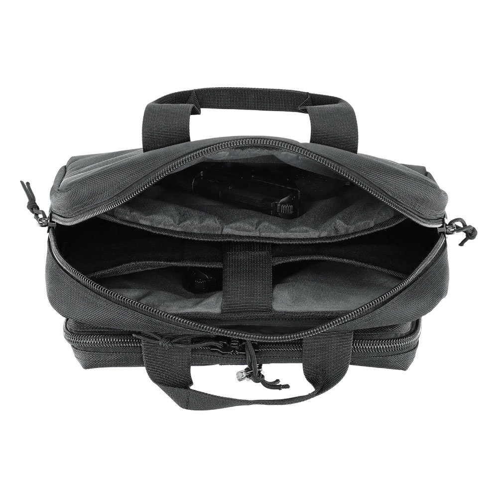 Umarex Double Pistol Case for 2 Pistols with Combination Lock – Black/Red