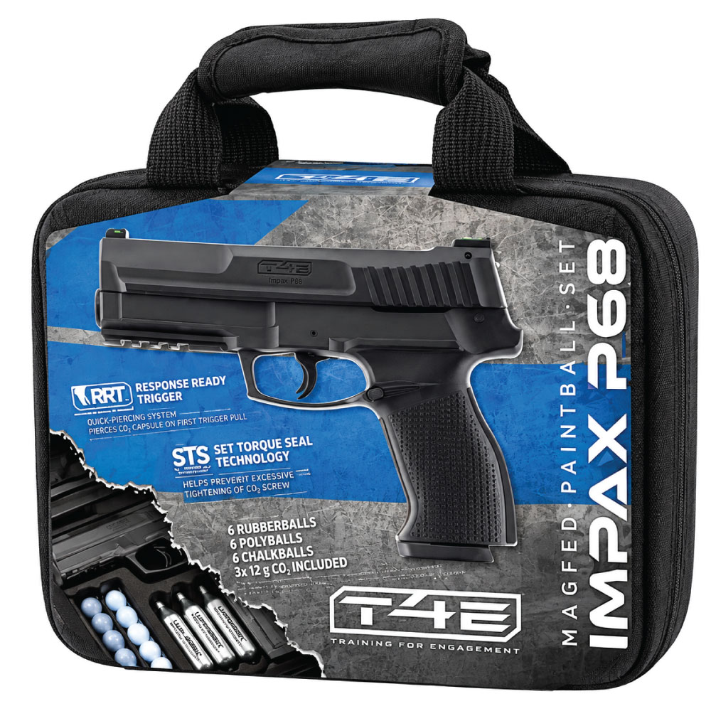 Umarex T4E Impax P68 Black .68 Cal 16 J CO₂ Launcher Set - Image 5